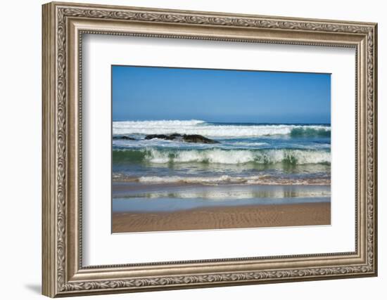 Waves Crashing Ashore from Indian Ocean-Kim Walker-Framed Photographic Print