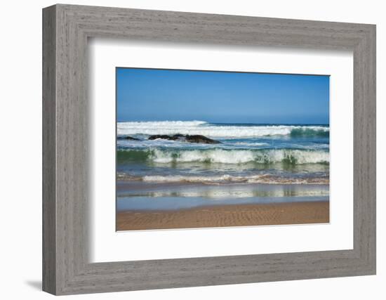 Waves Crashing Ashore from Indian Ocean-Kim Walker-Framed Photographic Print