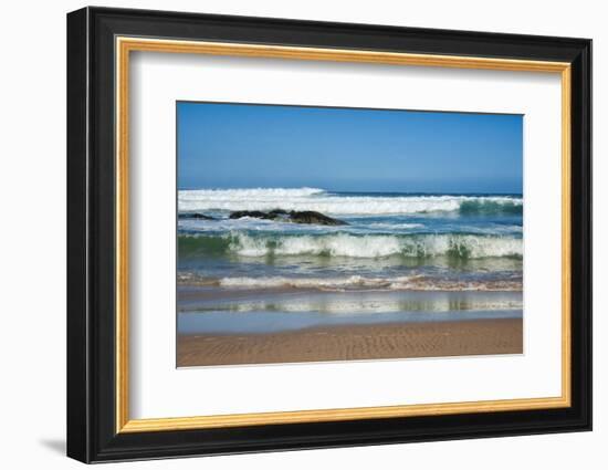 Waves Crashing Ashore from Indian Ocean-Kim Walker-Framed Photographic Print