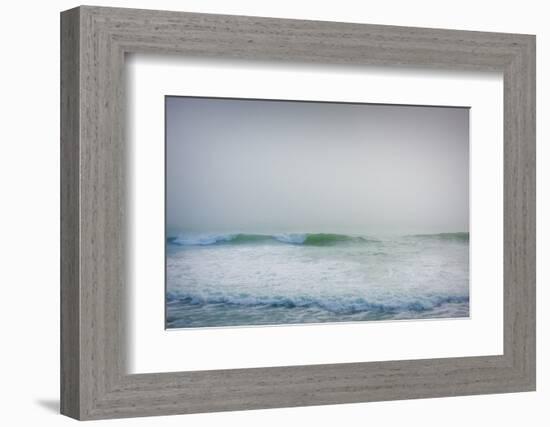 Waves crashing in the sea, California, USA-Panoramic Images-Framed Photographic Print