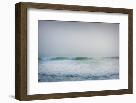 Waves crashing in the sea, California, USA-Panoramic Images-Framed Photographic Print