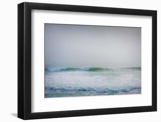 Waves crashing in the sea, California, USA-Panoramic Images-Framed Photographic Print