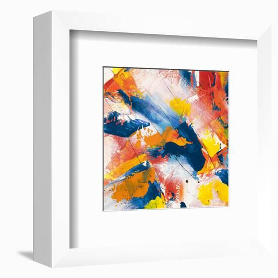 Waves crashing in the summer sky I-Bob Ferri-Framed Art Print