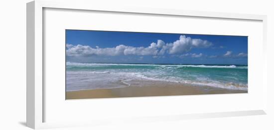 Waves Crashing on the Beach, Sunset Beach, Oahu, Hawaii, USA-null-Framed Photographic Print