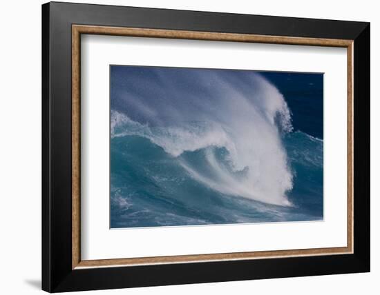 Waves cresting along Hookipa beach state park, Maui, Hawaii-Darrell Gulin-Framed Photographic Print