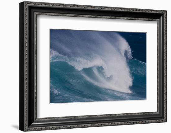 Waves cresting along Hookipa beach state park, Maui, Hawaii-Darrell Gulin-Framed Photographic Print