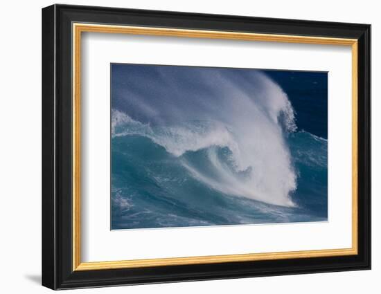 Waves cresting along Hookipa beach state park, Maui, Hawaii-Darrell Gulin-Framed Photographic Print