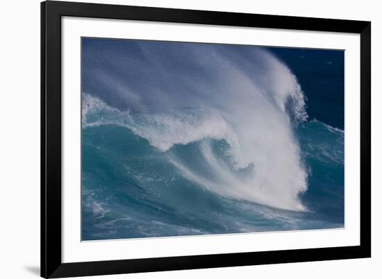 Waves cresting along Hookipa beach state park, Maui, Hawaii-Darrell Gulin-Framed Photographic Print