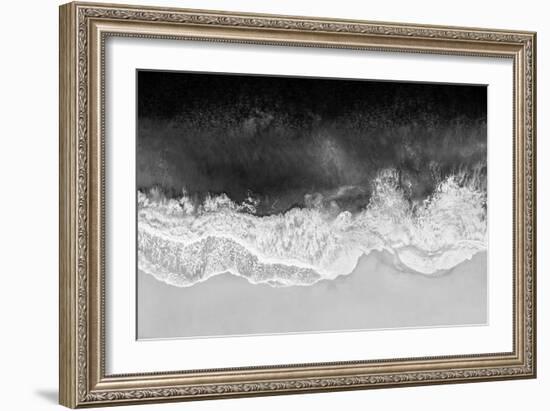 Waves in Black and White-Maggie Olsen-Framed Art Print