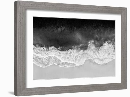 Waves in Black and White-Maggie Olsen-Framed Art Print