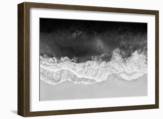 Waves in Black and White-Maggie Olsen-Framed Art Print