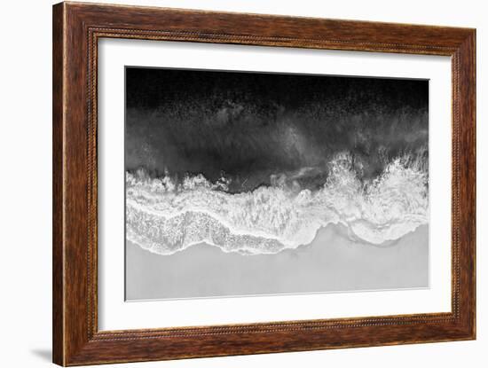 Waves in Black and White-Maggie Olsen-Framed Art Print