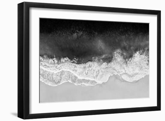 Waves in Black and White-Maggie Olsen-Framed Art Print