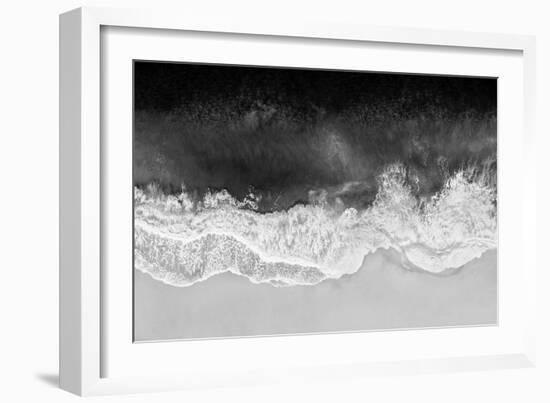 Waves in Black and White-Maggie Olsen-Framed Art Print