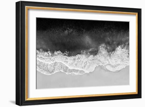 Waves in Black and White-Maggie Olsen-Framed Art Print