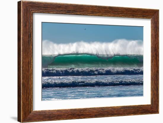 Waves in Cayucos III-Lee Peterson-Framed Photo