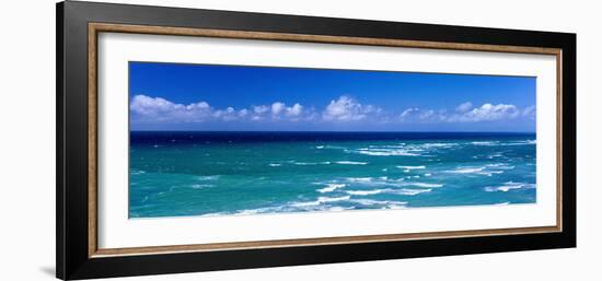 Waves in Ocean, Waikiki Beach, Oahu, Hawaii Islands, Hawaii, USA-null-Framed Photographic Print