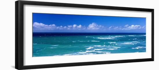 Waves in Ocean, Waikiki Beach, Oahu, Hawaii Islands, Hawaii, USA-null-Framed Photographic Print