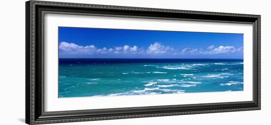 Waves in Ocean, Waikiki Beach, Oahu, Hawaii Islands, Hawaii, USA-null-Framed Photographic Print