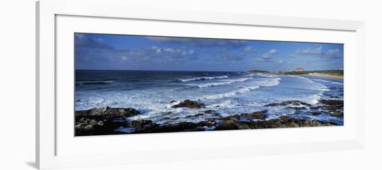 Waves in the Ocean, Fistral Beach, Cornwall, England-null-Framed Photographic Print