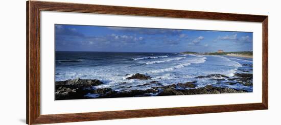 Waves in the Ocean, Fistral Beach, Cornwall, England-null-Framed Photographic Print