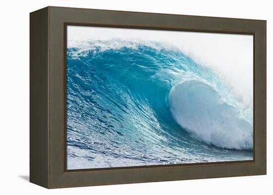 Waves in the Ocean, Tahiti, French Polynesia-null-Framed Premier Image Canvas