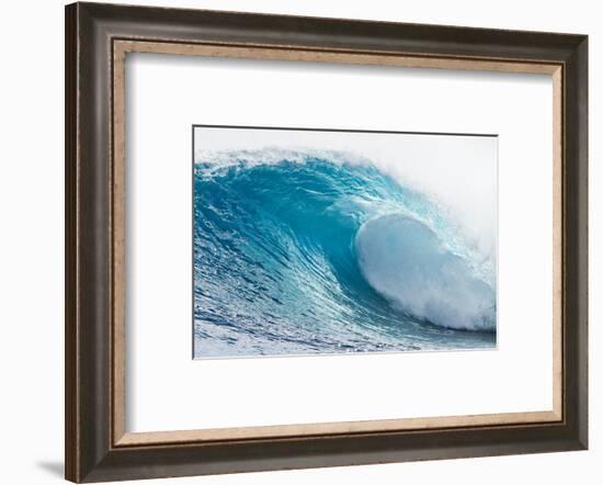 Waves in the Ocean, Tahiti, French Polynesia-null-Framed Photographic Print