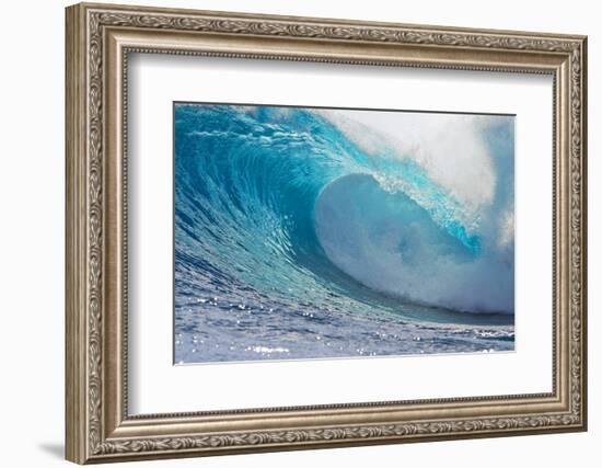 Waves in the Ocean, Tahiti, French Polynesia-null-Framed Photographic Print