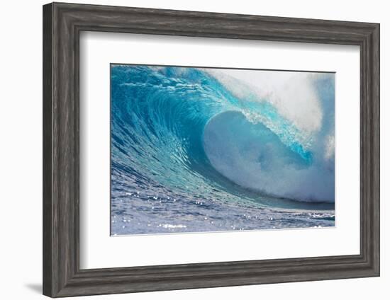 Waves in the Ocean, Tahiti, French Polynesia-null-Framed Photographic Print