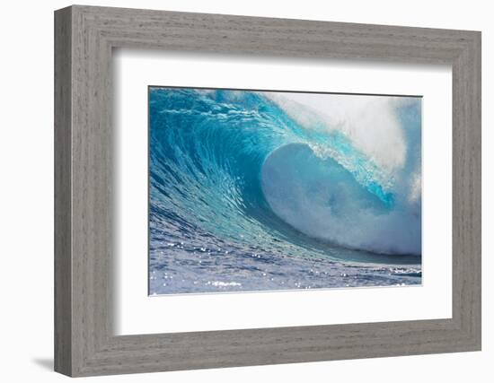 Waves in the Ocean, Tahiti, French Polynesia-null-Framed Photographic Print