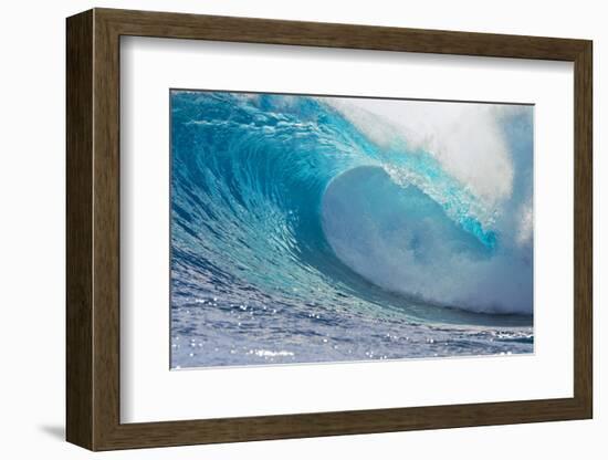 Waves in the Ocean, Tahiti, French Polynesia-null-Framed Photographic Print