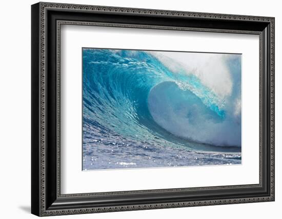 Waves in the Ocean, Tahiti, French Polynesia-null-Framed Photographic Print