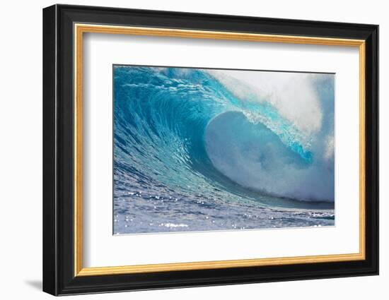 Waves in the Ocean, Tahiti, French Polynesia-null-Framed Photographic Print