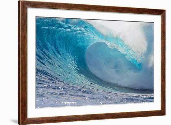 Waves in the Ocean, Tahiti, French Polynesia-null-Framed Photographic Print