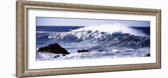 Waves in the Sea, Big Sur, California, USA-null-Framed Photographic Print
