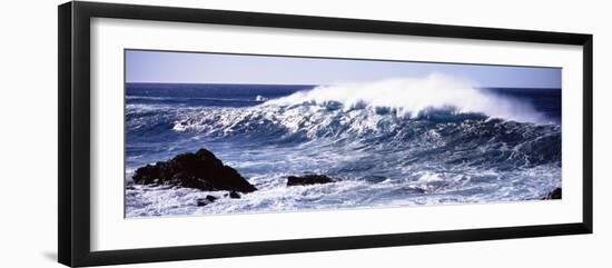 Waves in the Sea, Big Sur, California, USA-null-Framed Photographic Print