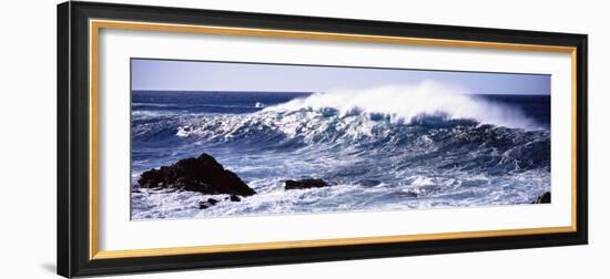 Waves in the Sea, Big Sur, California, USA-null-Framed Photographic Print