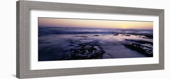 Waves in the Sea, Children's Pool Beach, La Jolla Shores, La Jolla, San Diego, California, USA-null-Framed Photographic Print