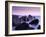 Waves Moving over Jagged Rocks at Hartland Quay, Cornwall, England, United Kingdom, Europe-Ian Egner-Framed Photographic Print