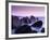 Waves Moving over Jagged Rocks at Hartland Quay, Cornwall, England, United Kingdom, Europe-Ian Egner-Framed Photographic Print