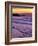 Waves near Yaquina Head Lighthouse at Sunset, Newport, Oregon Coast, USA-Janis Miglavs-Framed Photographic Print
