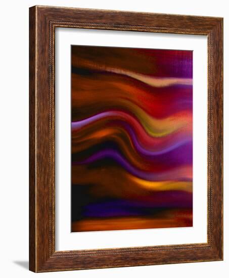 Waves of Color II-Ruth Palmer 2-Framed Art Print