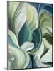 Waves of Leaves-Asia Jensen-Mounted Art Print
