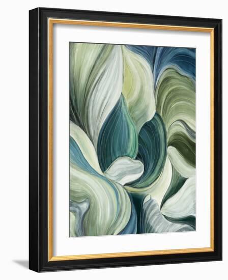 Waves of Leaves-Asia Jensen-Framed Art Print