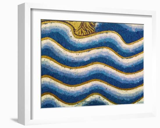 Waves of the Flood, Detail from the Panel Noah's Ark of the Verdun Altar-Nicholas of Verdun-Framed Giclee Print