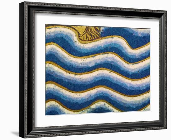 Waves of the Flood, Detail from the Panel Noah's Ark of the Verdun Altar-Nicholas of Verdun-Framed Giclee Print