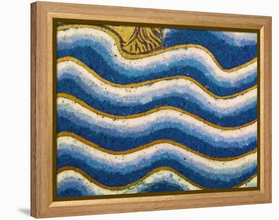 Waves of the Flood, Detail from the Panel Noah's Ark of the Verdun Altar-Nicholas of Verdun-Framed Premier Image Canvas