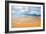 Waves of the Ocean on a Sandy Coast-Givaga-Framed Photographic Print