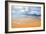 Waves of the Ocean on a Sandy Coast-Givaga-Framed Photographic Print