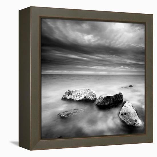 Waves on Rocks-PhotoINC-Framed Premier Image Canvas